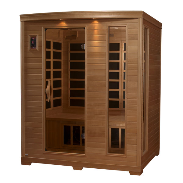 Dynamic Infrared GRand 3 Person FAR Infrared Sauna & Reviews Wayfair